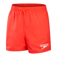 Speedo boys' orange mesh shorts with drawstring