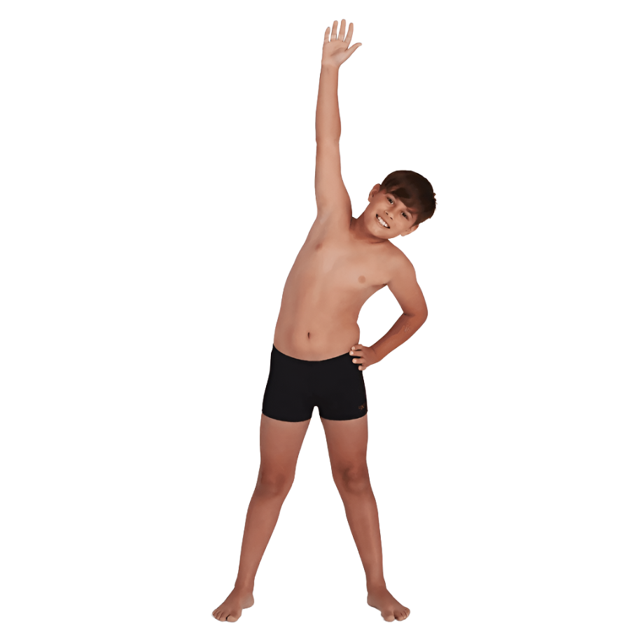 Speedo Boys Essential Endurance+ Aquashort JM Black - Donaghys