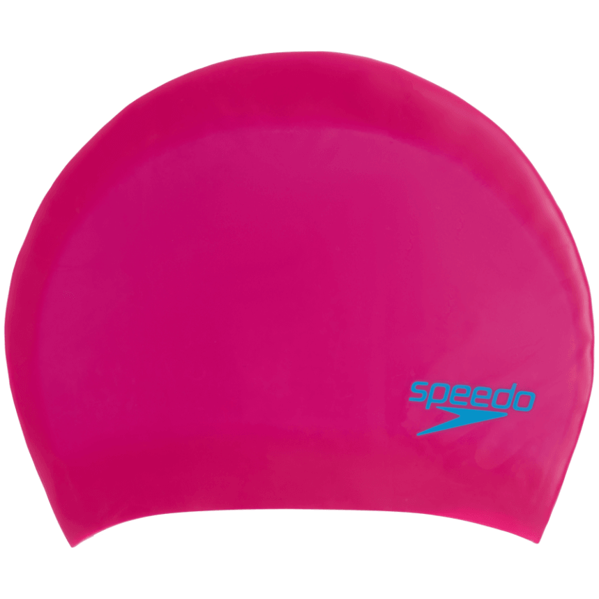 Speedo Kids Long Hair Cap Pink/Blue - Donaghys