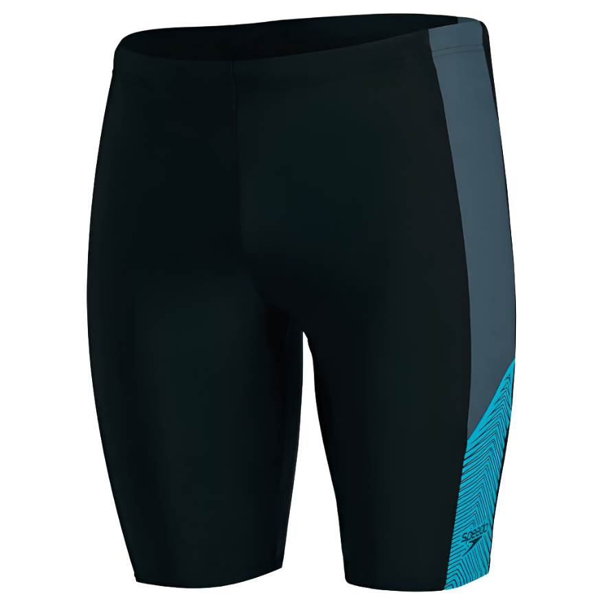 Speedo Dive Jammer men's black and grey aquashort