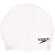 Speedo adults' white moulded silicone swim cap