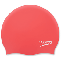 Speedo adults' red moulded silicone swim cap