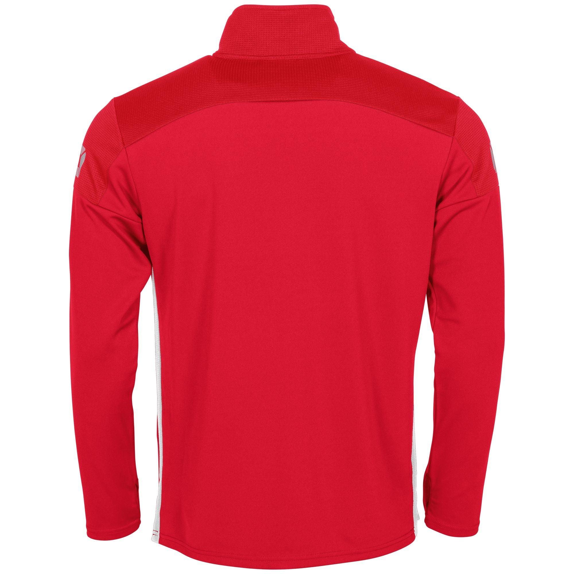 Stanno Adults Pride ¼ Zip Top Red/ White - Donaghys
