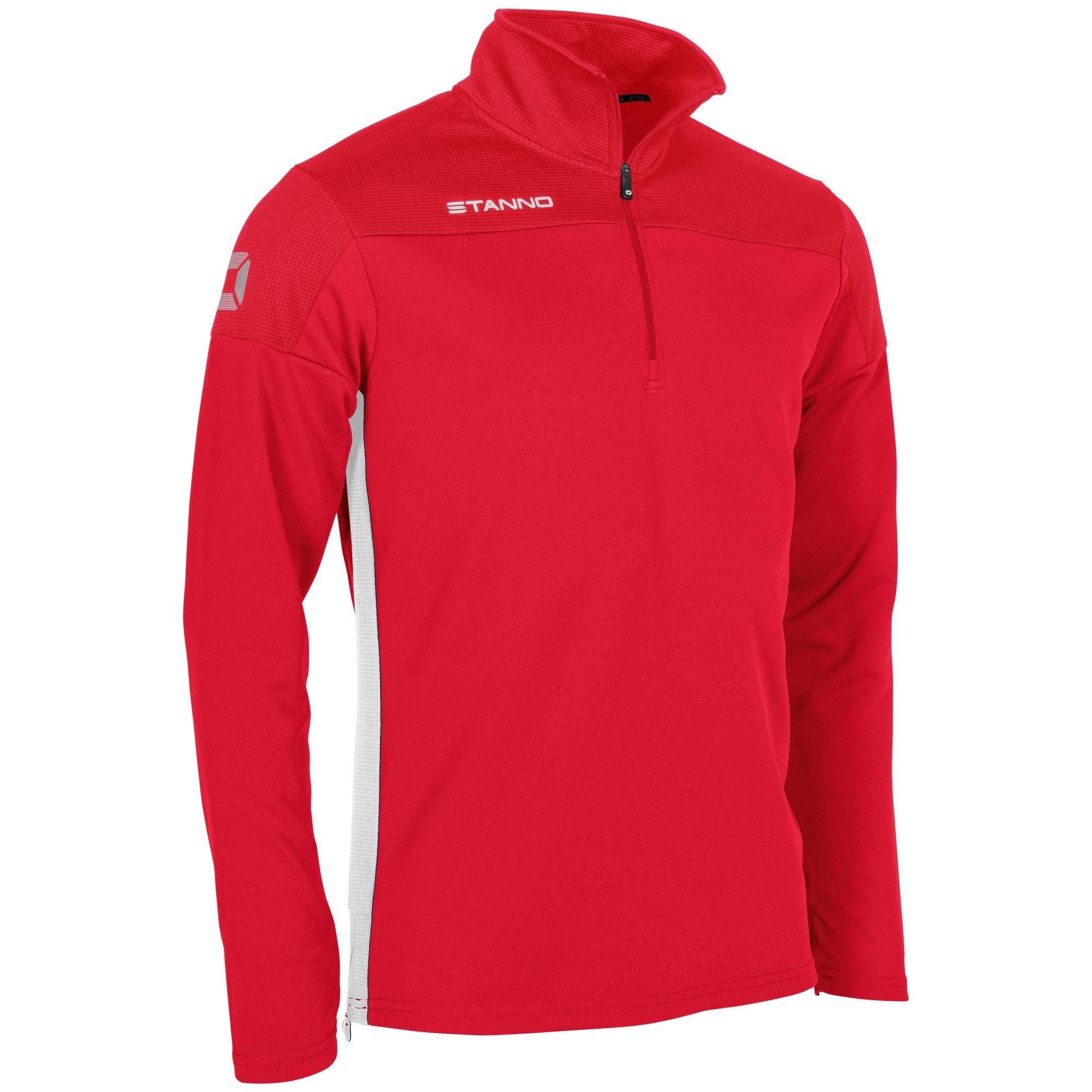 Stanno Adults Pride ¼ Zip Top Red/ White - Donaghys