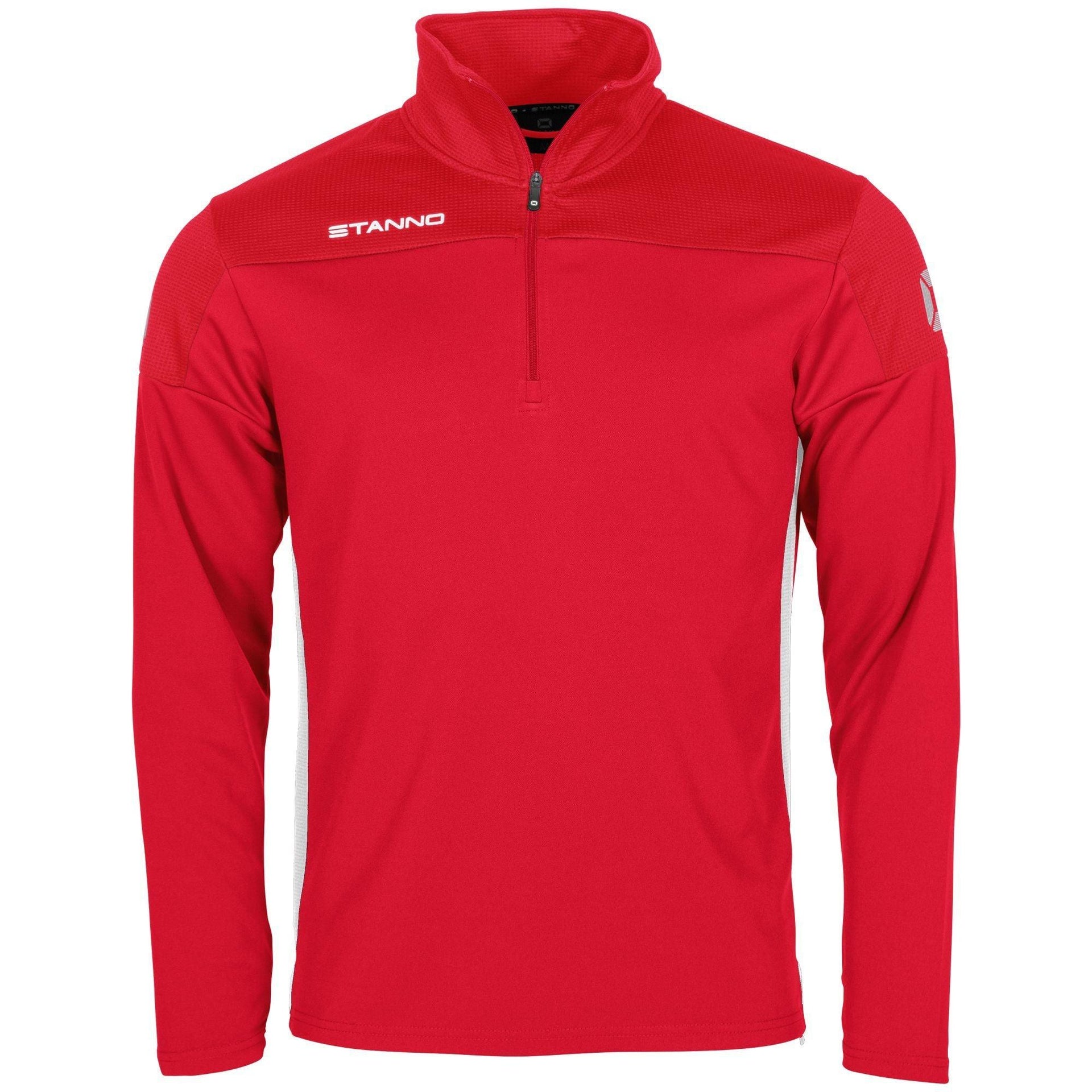 Stanno Pride youth red and white quarter-zip top