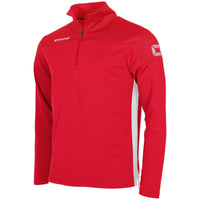 Stanno Adults Pride ¼ Zip Top Red/ White - Donaghys