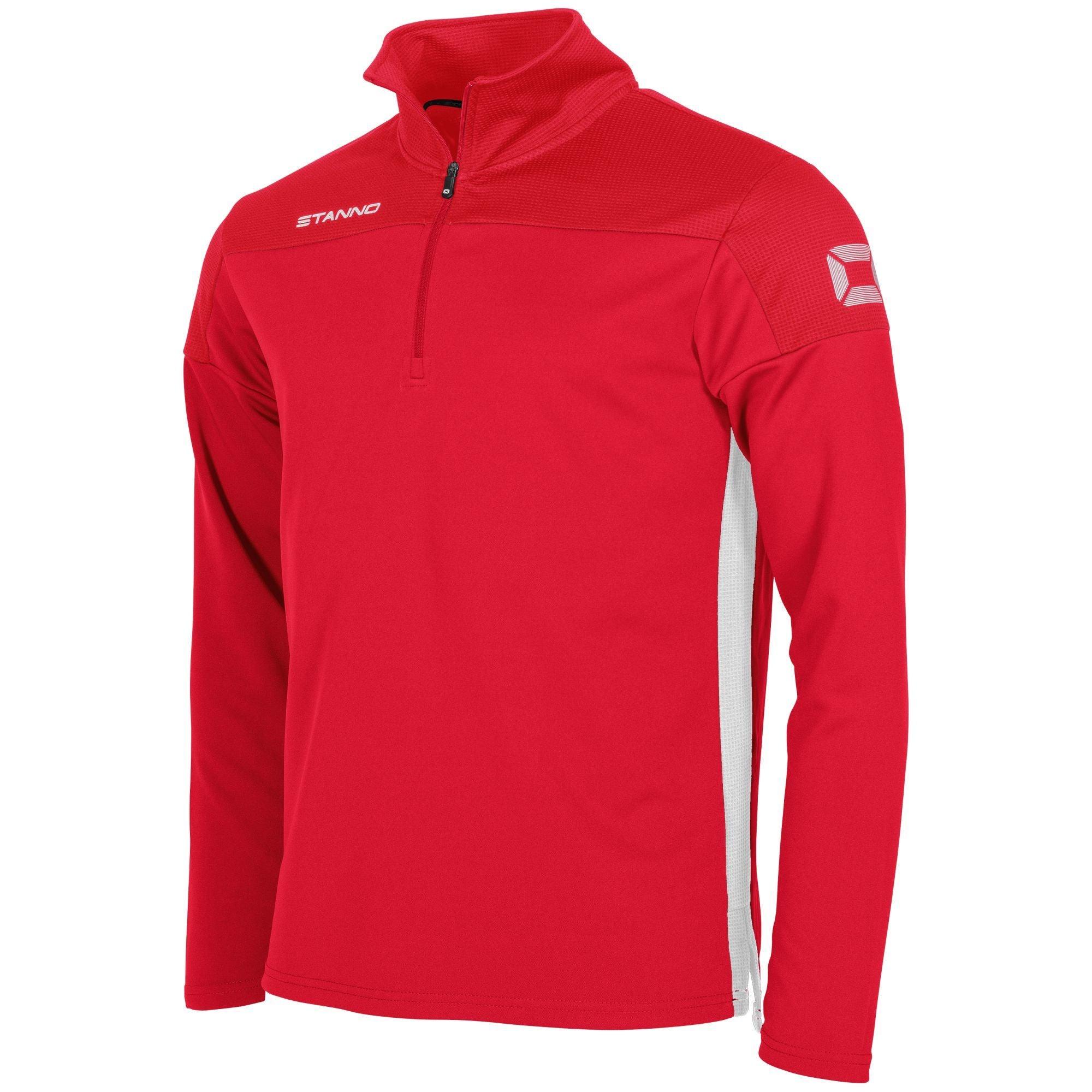 Stanno Adults Pride ¼ Zip Top Red/ White - Donaghys