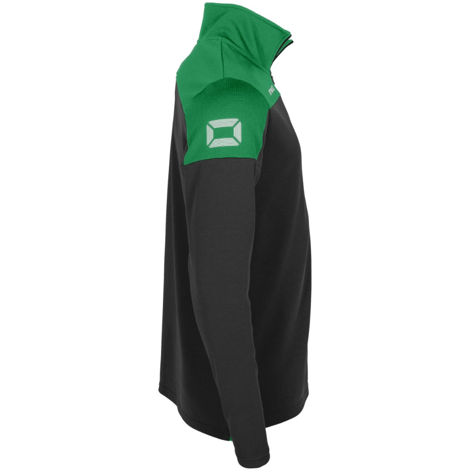 Stanno Adults Pride ¼ Zip Top Black/Green - Donaghys
