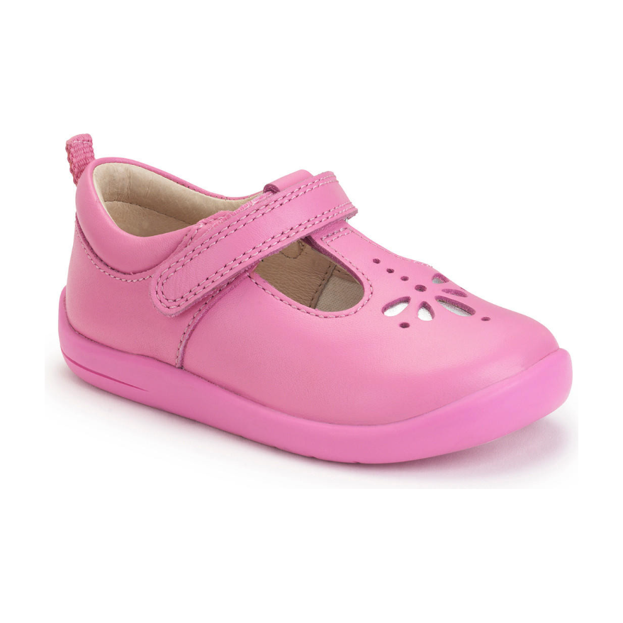 Startrite Girls Shoe Puzzle Rose Pink Leather