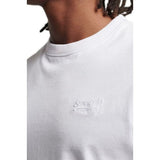 Superdry Mens Vintage Logo Emb Tee Optic/Optic