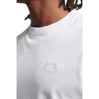 Superdry Mens Vintage Logo Emb Tee Optic/Optic