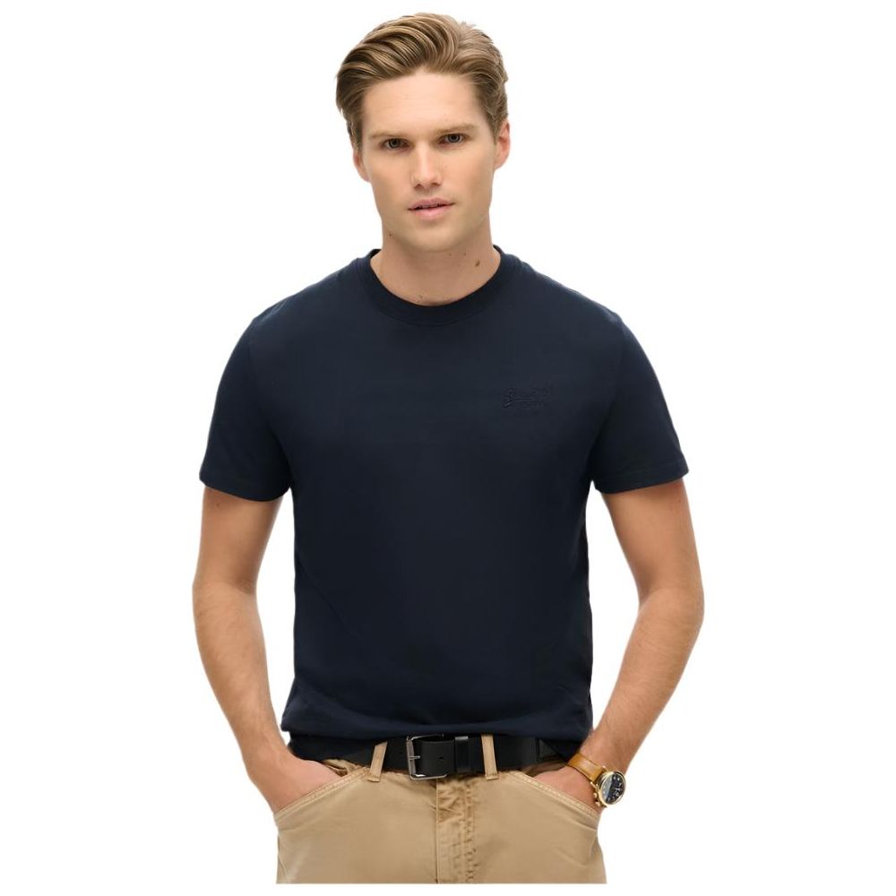 Superdry Mens Essential Logo Tee Eclipse Navy