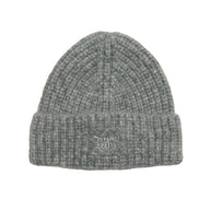 Superdry Womens Rib Knit Beanie Hat Grey Marl