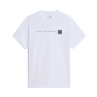 The North Face Mens T-Shirt Never Stop Exploring SS Graphic TNF White/TNF Black
