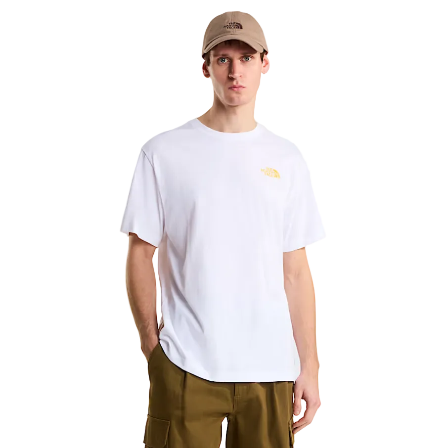 The North Face Mens T-Shirt Pitch A Tent TNF White