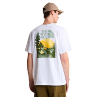 The North Face Mens T-Shirt Pitch A Tent TNF White