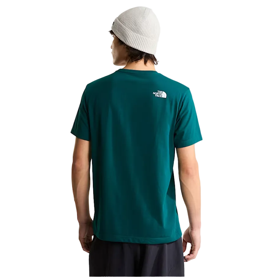 The North Face men's teal graphic t-shirt