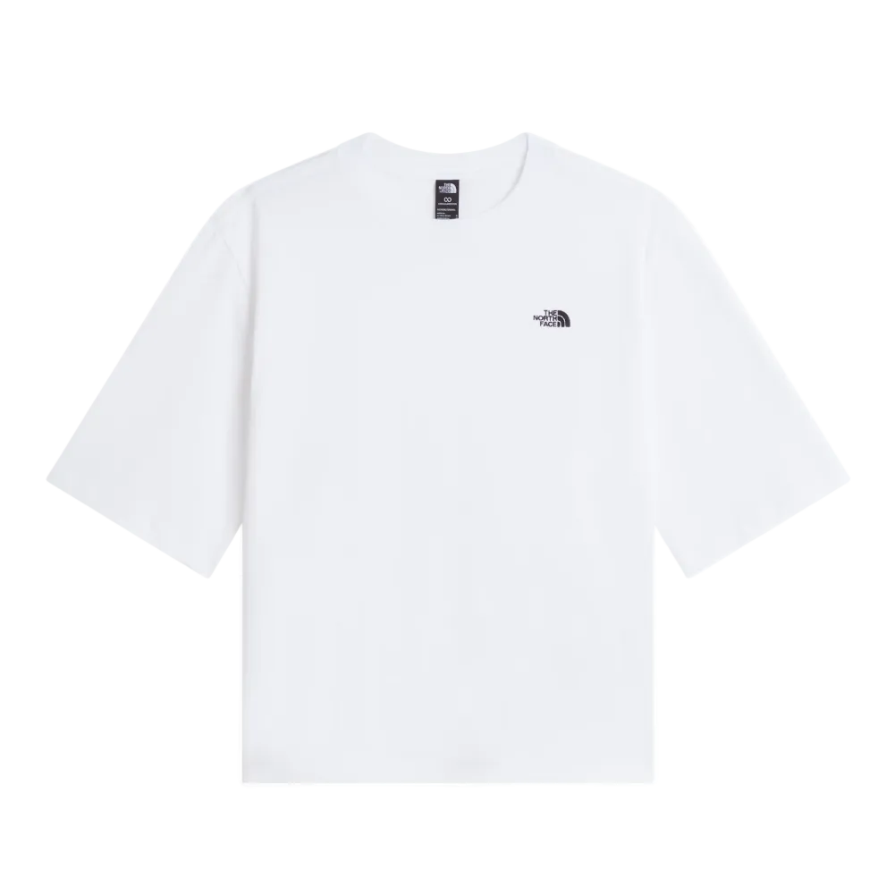 The North Face Womens T-Shirt Essential Simple Dome Boxy Relaxed SS TNF White
