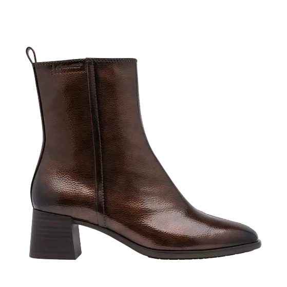 Tamaris Womens Boot 1-25019-47 Brown Patent