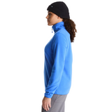 The North Face Womens 1/4 Zip Glacier Fleece Active Blue