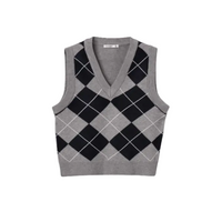 Tiffosi Womens Sweater Vest Libra Steel Gray