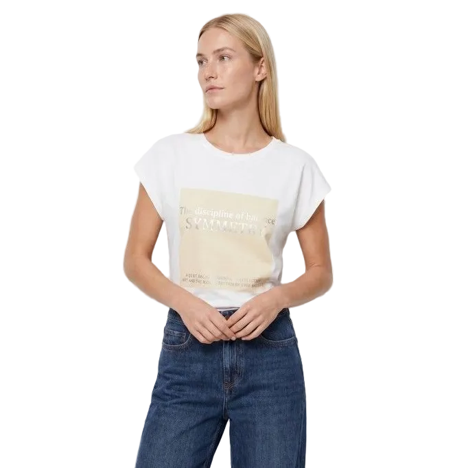 Tiffosi women's white graphic t-shirt
