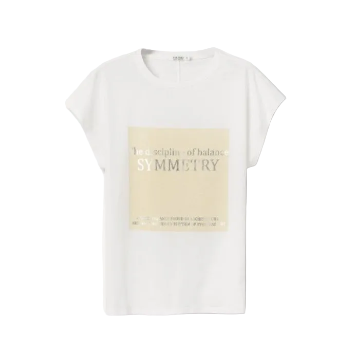 Tiffosi women's white graphic t-shirt