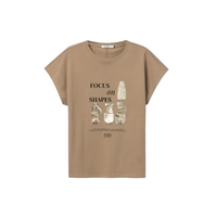 Tiffosi Womens T-Shirt Madrid 26 Beige