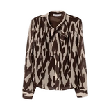 Tiffosi Womens Shirt Jordania Chocolate Brown