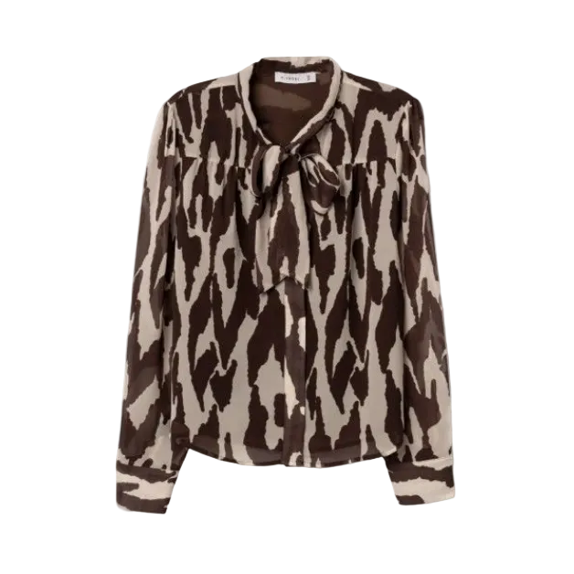 Tiffosi Womens Shirt Jordania Chocolate Brown