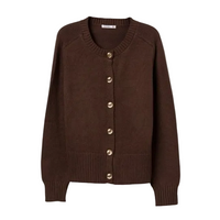 Tiffosi Womens Cardigan Lion Brown