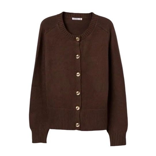 Tiffosi Womens Cardigan Lion Brown