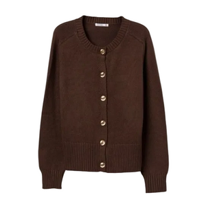 Tiffosi Womens Cardigan Lion Brown