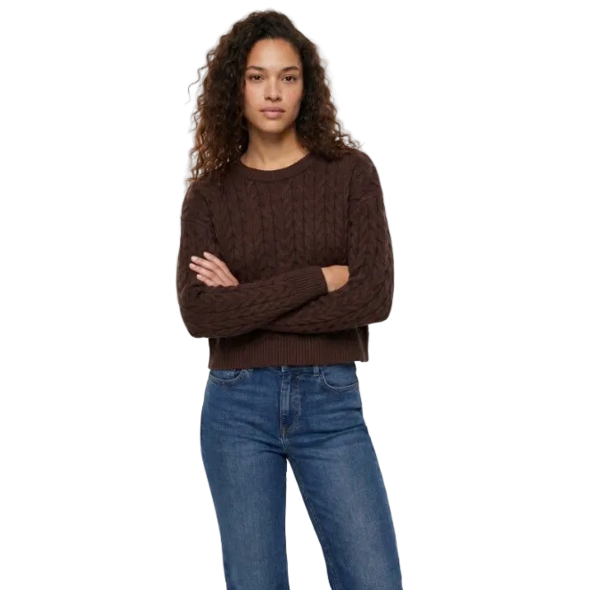 Tiffosi Uranos women's brown knitted sweater