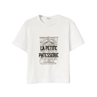 Tiffosi Womens T-Shirt Bonchic Star White