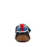 Clarks Tiny Sky boys' navy leather pre-walker shoe