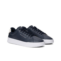 Tommy Hilfiger Mens Trainer Court LTH Detail Ess Desert Sky