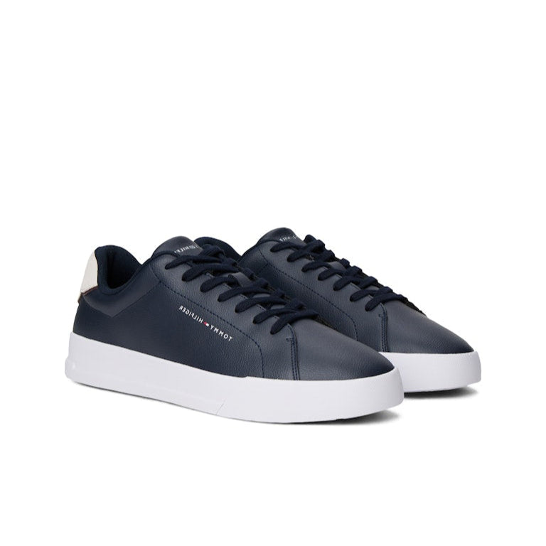 Tommy Hilfiger Mens Trainer Court LTH Detail Ess Desert Sky