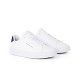 Tommy Hilfiger Mens Trainer Court Detail Ess White/Desert Sky