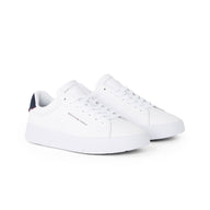 Tommy Hilfiger Mens Trainer Court Detail Ess White/Desert Sky