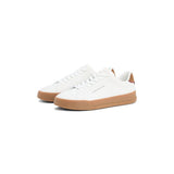 Tommy Hilfiger men's red leather lace-up trainer