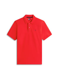 Tommy Jeans Mens Polo Regular Essential Rapid Red
