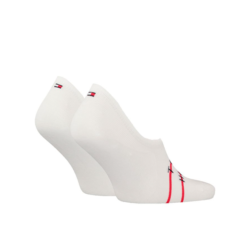 Tommy Hilfiger Mens 2 Pack No Show Socks White