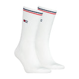 Tommy Hilfiger Mens Socks Long 2 Pack White