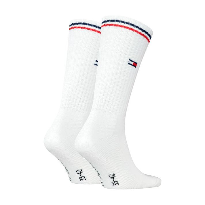Tommy Hilfiger Mens Socks Long 2 Pack White
