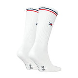 Tommy Hilfiger Mens Socks Long 2 Pack White