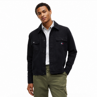 Tommy Hilfiger Men's Tjm Essential Overshirt Black