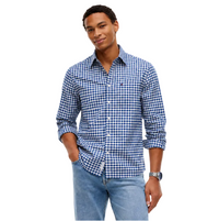 Tommy Hilfiger Men's Tjm Regular Check Oxford Shirt Basic Navy Check