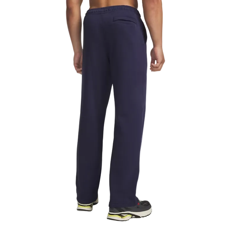 Under Armour Mens Pants Rival Fleece Midnight Navy/White