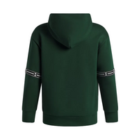 Under Armour Boys Hoodie Icon Fleece Taped Forest Green/Ivy White
